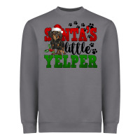 Storm Santa's Little Yelper Heavyweight Sweatshirt - FaDigitalArtStudio