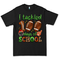 Black i tackled 100 days of school Premium Tee - Artiststas