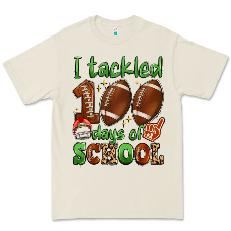I Tackled 100 Days Of School Premium Tee by Artiststas | Teevron