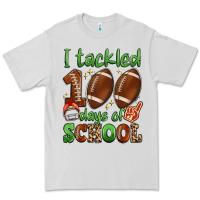 Dove Grey i tackled 100 days of school Premium Tee - Artiststas