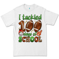 White i tackled 100 days of school Premium Tee - Artiststas