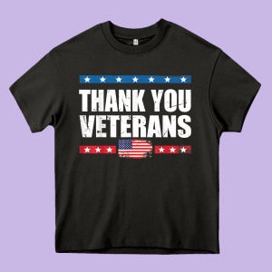 Shirts For Veterans, Thank You Veterans Shirt Veterans Day Heavy Core Tee Designed By Lanvoart