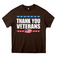 Chocolate Brown Shirts For Veterans, Thank You Veterans Shirt Veterans Day Heavy Core Tee - lanVoArt