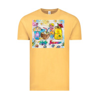 Vintage Mustard hello summer coffee cups Vintage Tee - TumblerDesignByShophia