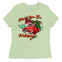 Matcha home for the holidays texas Ladies Tee - BarkalooDesign