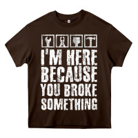 Chocolate Brown construction crew funny contractor gift premium t shirt Heavy Core Tee - lanVoArt