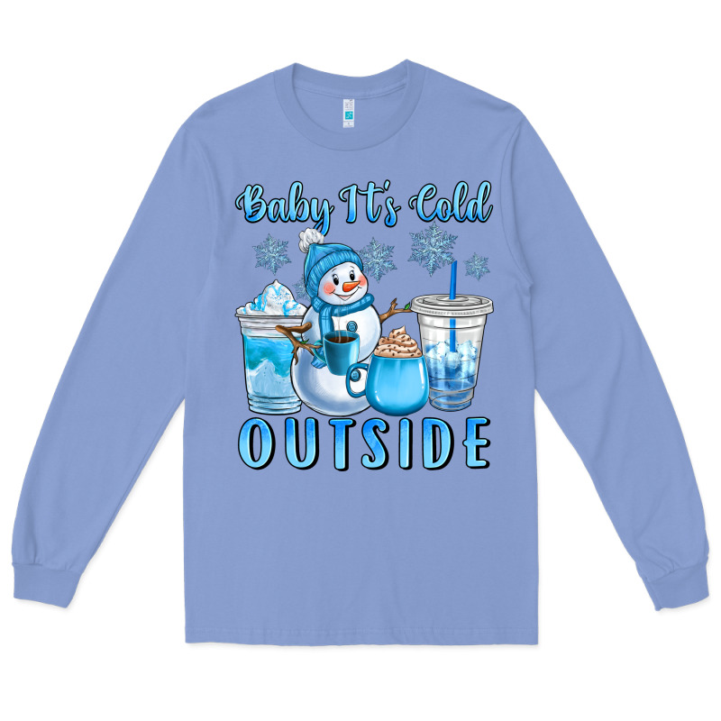 Baby It's Cold Outside Long Sleeve Tee by CowGirlArtShop | Teevron