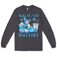 Smoke baby it's cold outside Long Sleeve Tee - CowGirlArtShop