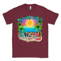 Burgundy My favorite color is sunshine Classic Tee - NancyCooperArtShop