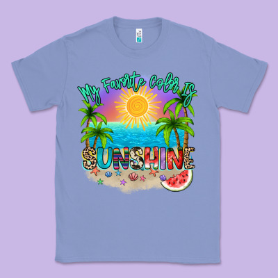 My Favorite Color Is Sunshine Classic Tee Designed By Nancycooperartshop