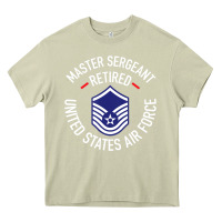Mossy Limited Edition Master Sergeant Retired Air Force Military Retiremen Heavy Core Tee - lanVoArt