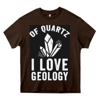 Chocolate Brown of quartz i love geology Heavy Core Tee - lanVoArt