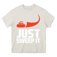 Cream just sweep it! funny curling sports gift hoodie Heavy Core Tee - lanVoArt