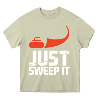 Mossy just sweep it! funny curling sports gift hoodie Heavy Core Tee - lanVoArt