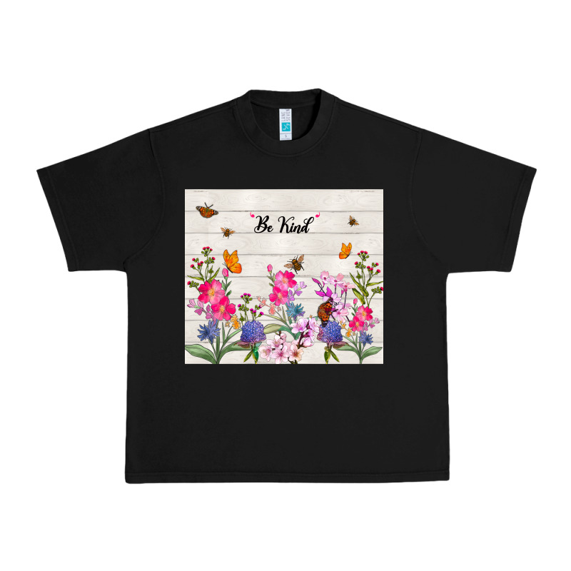 Be Kind Wildflower Urban Heavy Tee by TumblerDesignByShophia | Teevron