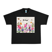 Black be kind wildflower Urban Heavy Tee - TumblerDesignByShophia
