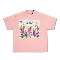 Salmon be kind wildflower Urban Heavy Tee - TumblerDesignByShophia