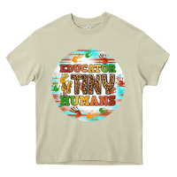 Mossy educator of tiny humans round earring Heavy Core Tee - BundleAndBundleShop