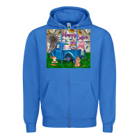 True Royal happy easter truck Zipper Hoodie - CowhideDigitalArt