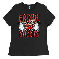 Black freak in the sheets Ladies Tee - BarkalooDesign