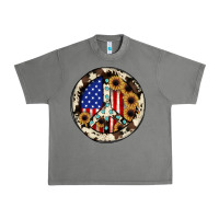 Tornado Peace sign Urban Heavy Tee - JahusDesignShop