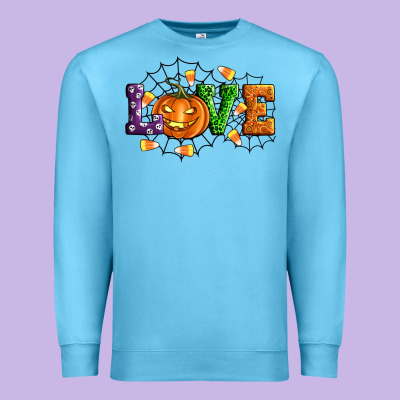Halloween Love Premium Sweatshirt Designed By Artiststas