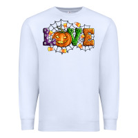 White Halloween Love Premium Sweatshirt - Artiststas