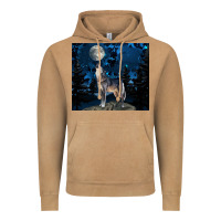 Vintage Camel wolf howling at the moon Vintage Hoodie - TumblerDesignByShophia