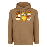 Toasted Coconut Bee Honey Coffee Cups Heavyweight Hoodie - Artiststas
