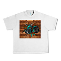 Lunar Rock woodgrain motorcycle Urban Heavy Tee - TumblerDesignByShophia