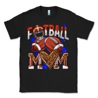 Black American Football Mom Classic Tee - NancyCooperArtShop