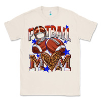 Natural American Football Mom Classic Tee - NancyCooperArtShop