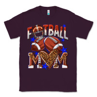 Plum American Football Mom Classic Tee - NancyCooperArtShop