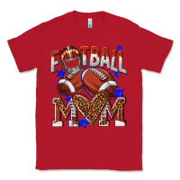 Red American Football Mom Classic Tee - NancyCooperArtShop