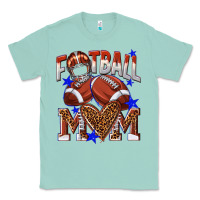 Seafoam American Football Mom Classic Tee - NancyCooperArtShop