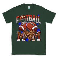 Sports Green American Football Mom Classic Tee - NancyCooperArtShop
