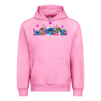Fuchsia Pink stitches Urban Hoodie - AdoDesignShop