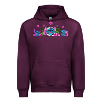 Mauve Wine stitches Urban Hoodie - AdoDesignShop