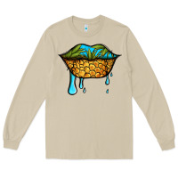 Mushroom summer vibes pineapple lips Long Sleeve Tee - Jasminsmagicworld