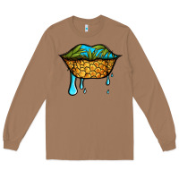 Toasted Coconut summer vibes pineapple lips Long Sleeve Tee - Jasminsmagicworld