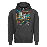 Charcoal Heather the lakes my happy place Zipper Hoodie - CowhideDigitalArt