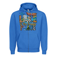 True Royal the lakes my happy place Zipper Hoodie - CowhideDigitalArt