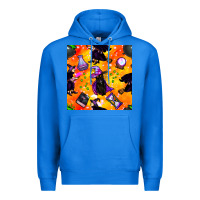 True Royal halloween cat and witch seamless pattern Premium Hoodie - BundleAndBundleShop