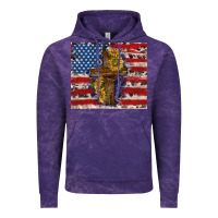 Cloud Purple jesus christ with american flag Vintage Hoodie - TumblerDesignByShophia