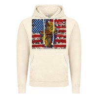 Vintage Artic jesus christ with american flag Vintage Hoodie - TumblerDesignByShophia