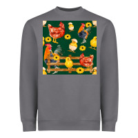 Storm farm life seamless pattern Heavyweight Sweatshirt - FaDigitalArtStudio