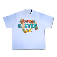 Grape Ice Happy Easter y'all Easter Day Urban Heavy Tee - HowdyJamesFarm