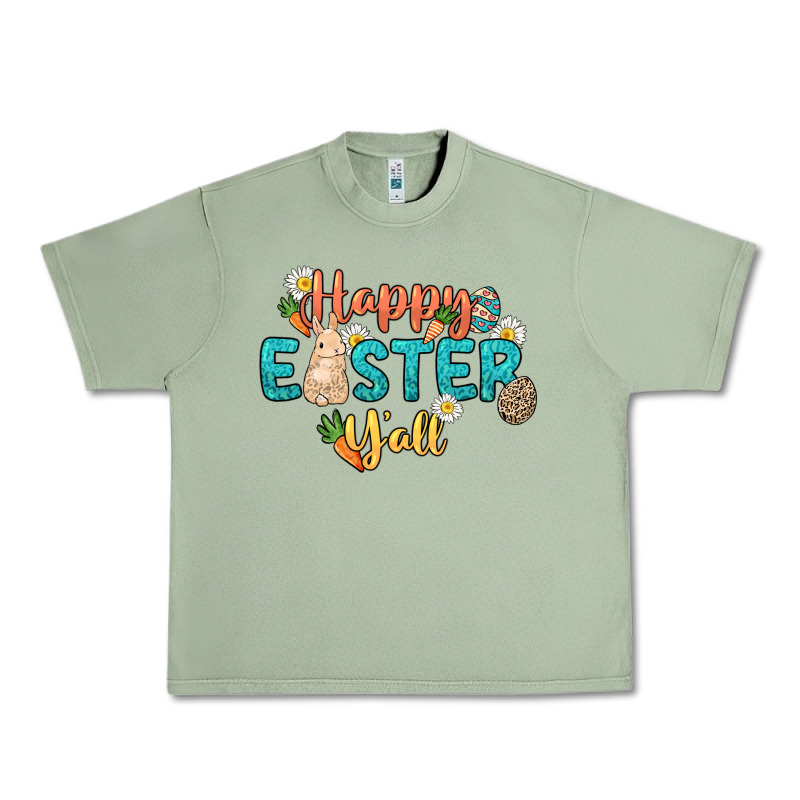 Happy Easter Y'all Easter Day Urban Heavy Tee by HowdyJamesFarm | Teevron
