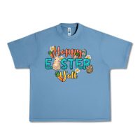 Pebble Blue Happy Easter y'all Easter Day Urban Heavy Tee - HowdyJamesFarm