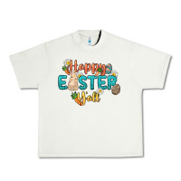Pistachio Happy Easter y'all Easter Day Urban Heavy Tee - HowdyJamesFarm